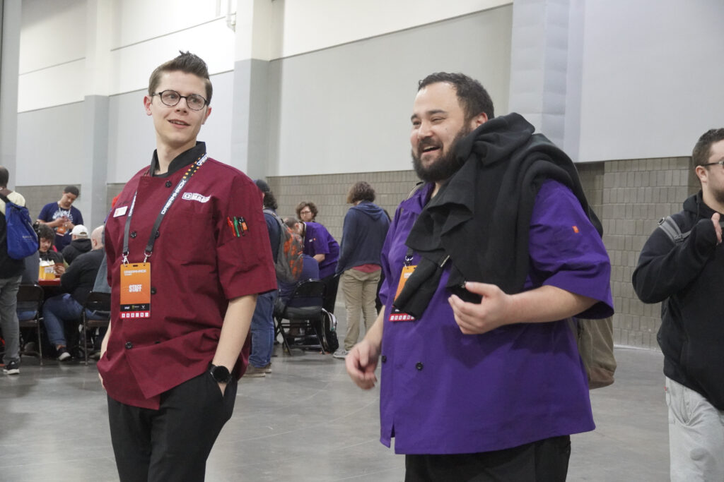 Ryan and Eric at the RC at Dreamhack in 2023. Photo © Jordan Baker