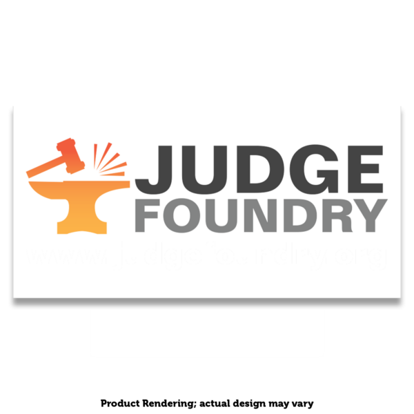 Judge Foundry Sticker